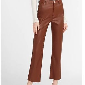 Express Super High Waisted Vegan Leather Pant